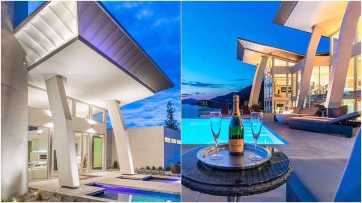 Crazy Mansions In Kelowna: This Place Looks More Like A Spaceship Than A  House - Narcity